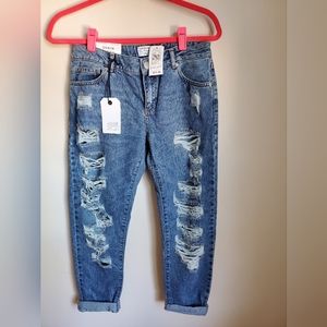 Miss Selfridge boyfriend jeans size 6(US)